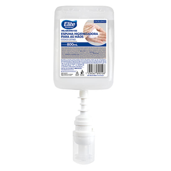 Imagem de ALCOOL ESPUMA REFIL 800 ML - MELHORAMENTOS