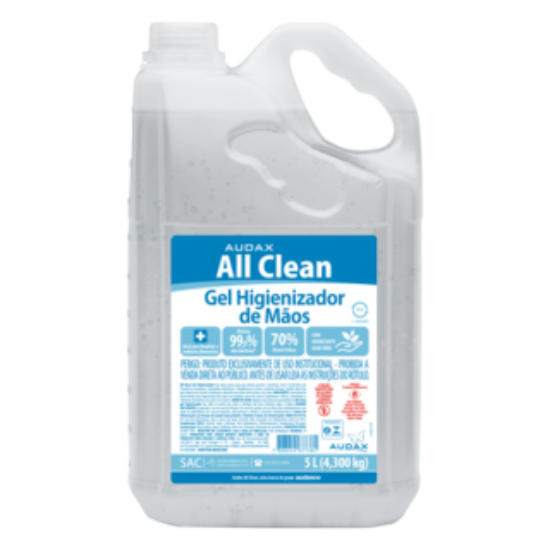 Imagem de ALCOOL GEL 70% ALL CLEAN 5L