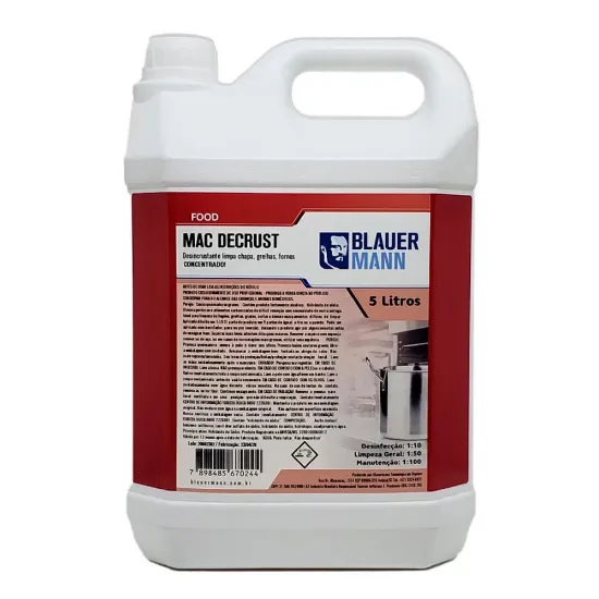 Imagem de DESENGORDURANTE LIMPADOR MAC DECRUST BLAUERMANN 5L