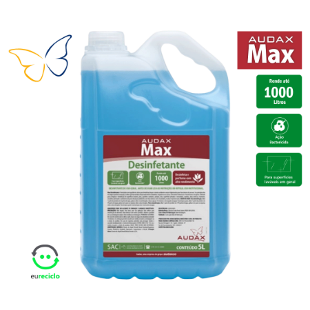 Imagem de DESINFETANTE AUDAX MAX TALCO 5L