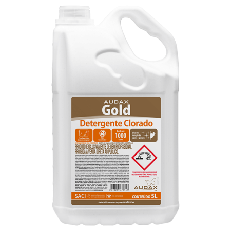 Imagem de DETERGENTE GOLD CLORADO 5L - AUDAX