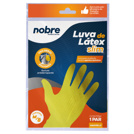 Imagem de LUVA LATEX NOBRE M SLIM
