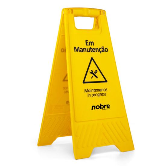 Imagem de PLACA SINALIZADORA GOEDERT  "EM MANUTENÇÃO"