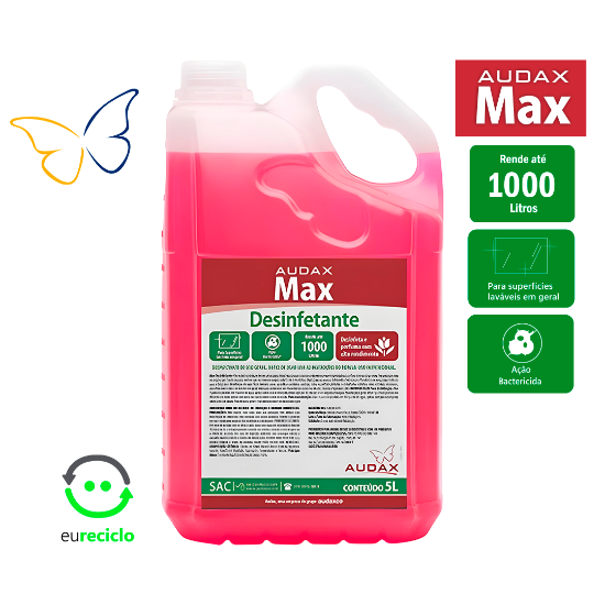 Imagem de DESINFETANTE AUDAX MAX LAVANDA 5L