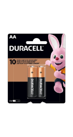 Imagem de PILHA ALCALINA AAA DURACELL C/2