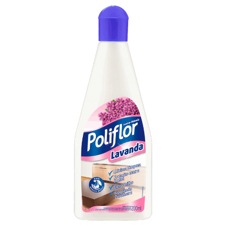 Imagem de LUSTRA MÓVEIS POLIFLOR LAVANDA 200 ML