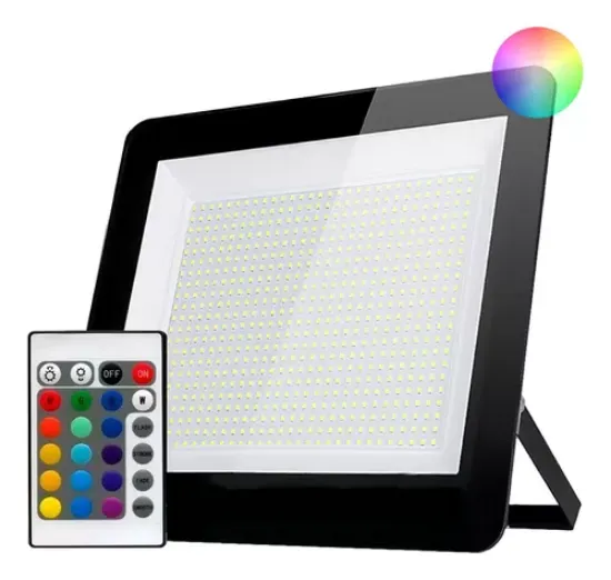 Imagem de REFLETOR RGB 400W LED COLORIDO IP66