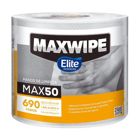 Imagem de TOALHA DE PAP MAXWIPE MAX 50 BOBINA 690 Fls 