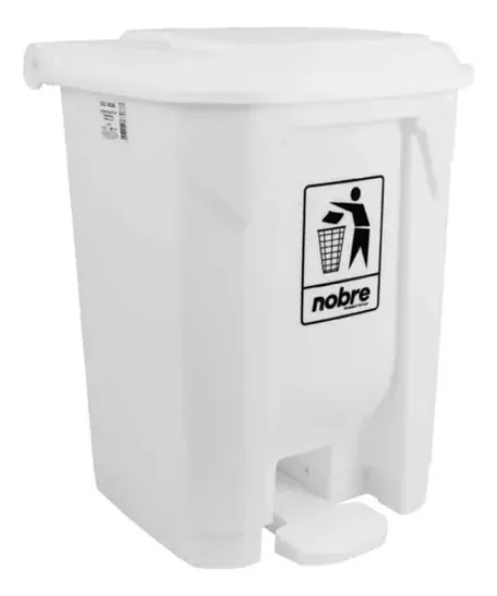 Imagem de LIXEIRA PLÁSTICA COM PEDAL 100 L BRANCO