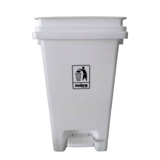 Imagem de LIXEIRA PLÁSTICA COM PEDAL 15 L BRANCO