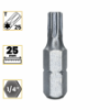 Imagem de BITS TORX T25 - Enc. 1/4" x 25mm [C/10]