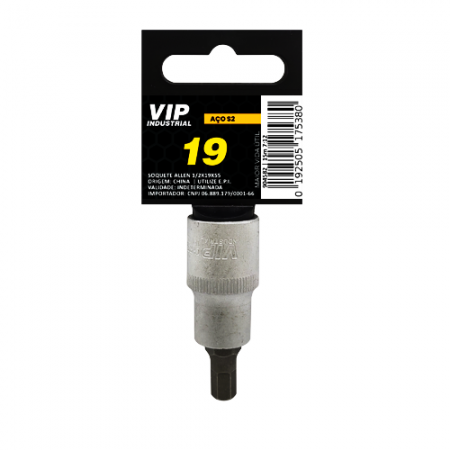 Imagem de SOQ ALLEN MANUAL CURTO 19mm - Enc. 1/2" x 55mm