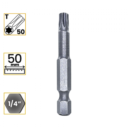 Imagem de PONTA TORX PREMIUM T50 - Enc. 1/4" x 50mm