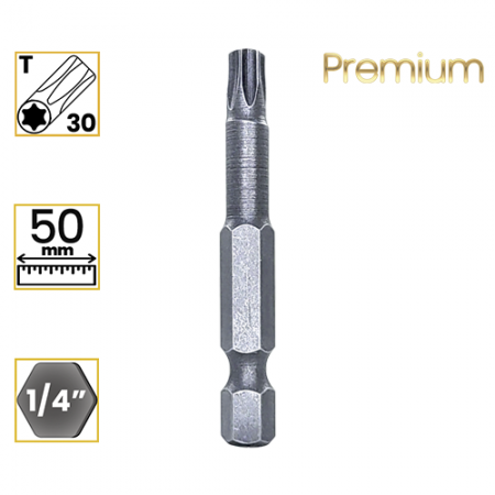 Imagem de PONTA TORX PREMIUM T30 - Enc. 1/4" x 50mm