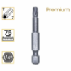 Imagem de PONTA TORX PREMIUM T7 - Enc. 1/4" x 75mm