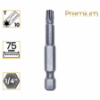 Imagem de PONTA TORX PREMIUM T10 - Enc. 1/4" x 75mm