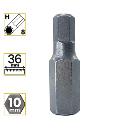 Imagem de BITS ALLEN CURTO PREMIUM 8mm - Enc. 10mm x 36mm