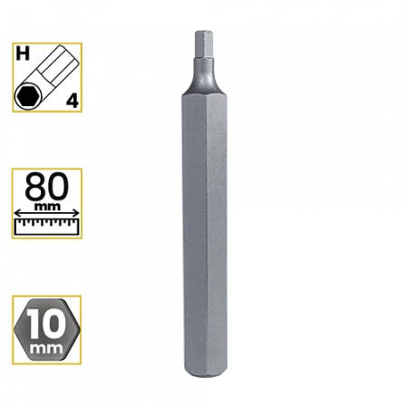 Imagem de BITS ALLEN LONGO PREMIUM 4mm - Enc. 10mm x 80mm