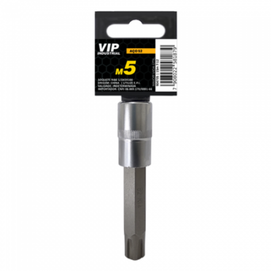 Imagem de SOQ RIBE MANUAL LONGO M5 - Enc. 1/2" x 100mm