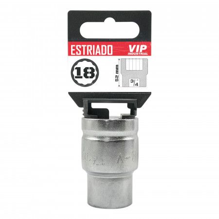 Imagem de SOQ EST MANUAL CURTO 18mm - Enc. 3/4" x 52mm