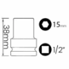Imagem de SOQ SEXT MANUAL CURTO 15mm - Enc. 1/2" x 38mm