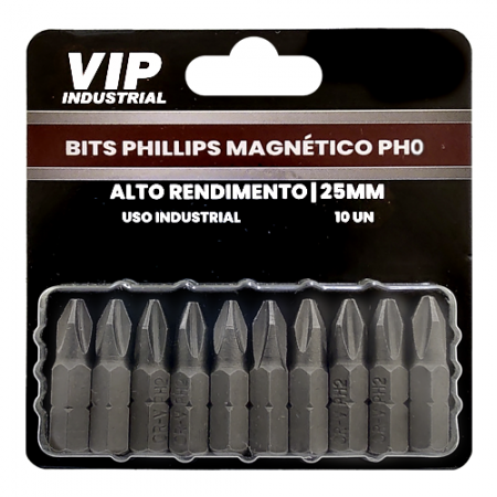 Imagem de BITS PHILLIPS PH0 - Enc. 1/4" x 25mm [C/10]