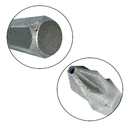 Imagem de PONTA PHILLIPS PH0 - Enc. 1/4" x 75mm [C/10]