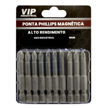 Imagem de PONTA PHILLIPS PH2 - Enc. 1/4" x 150mm [C/10]