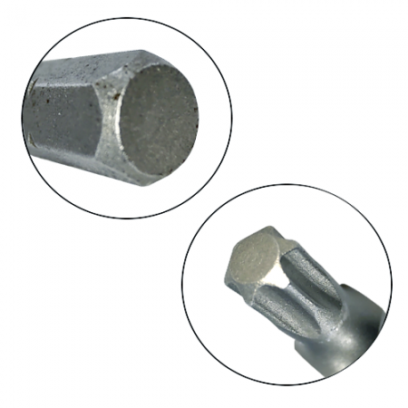 Imagem de BITS TORX LONGO PREMIUM T20 - Enc. 5/16" x 80mm [C/10]