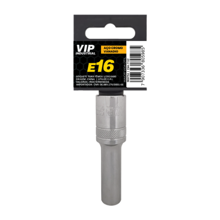 Imagem de SOQ TORX FÊMEA E16 - Enc. 1/2" x 80mm