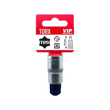 Imagem de SOQ TORX MANUAL CURTO T25 - Enc. 1/2" x 55mm