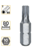 Imagem de BITS TORX LONGO PREMIUM T50 - Enc. 10mm x 80mm