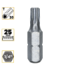 Imagem de BITS TORX T30 - Enc. 1/4" x 25mm [C/10]