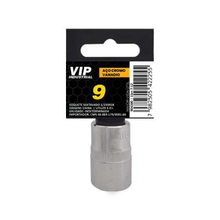 Imagem de SOQ SEXT MANUAL CURTO 9mm - Enc. 1/2" x 38mm