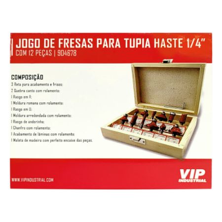 Imagem de JG DE FRESAS PARA TUPIA 6mm [12 PÇS]
