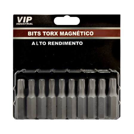Imagem de BITS TORX CURTO PREMIUM T27 - Enc. 5/16" x 32mm [C/10]